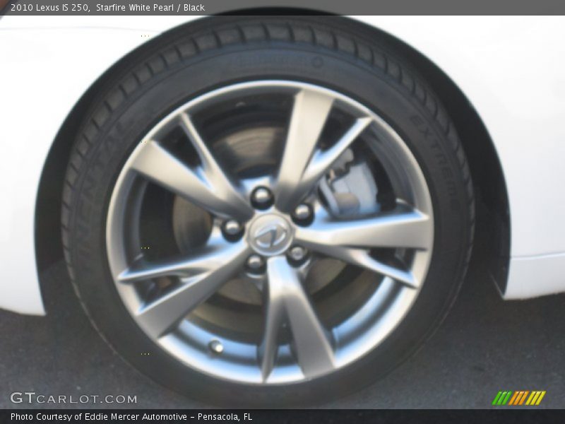 Starfire White Pearl / Black 2010 Lexus IS 250
