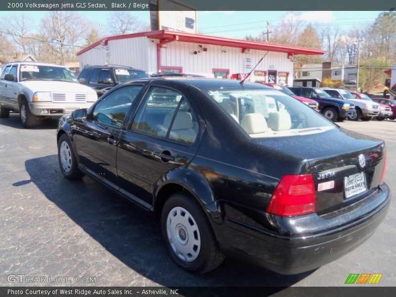 Black / Beige 2000 Volkswagen Jetta GLS Sedan