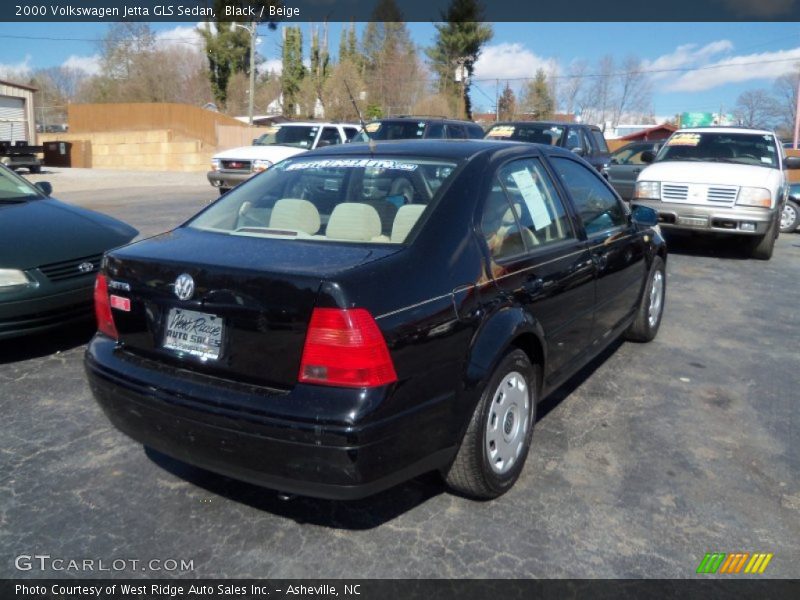 Black / Beige 2000 Volkswagen Jetta GLS Sedan