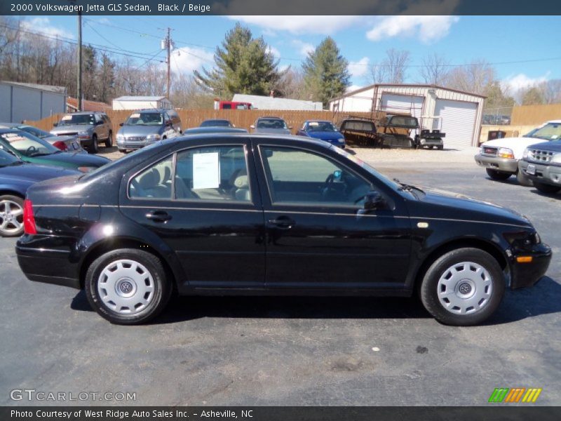 Black / Beige 2000 Volkswagen Jetta GLS Sedan