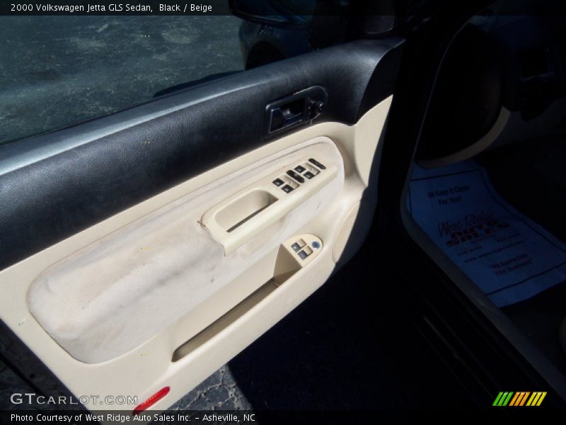 Black / Beige 2000 Volkswagen Jetta GLS Sedan
