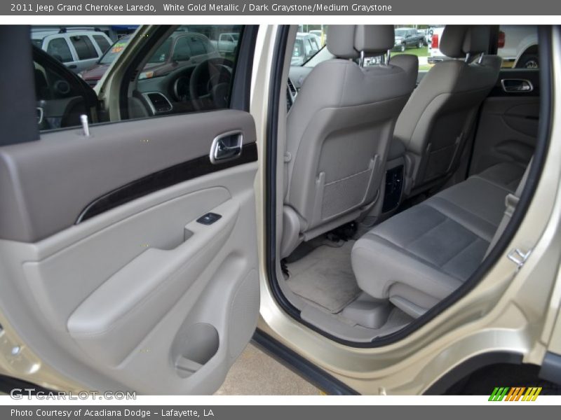 White Gold Metallic / Dark Graystone/Medium Graystone 2011 Jeep Grand Cherokee Laredo