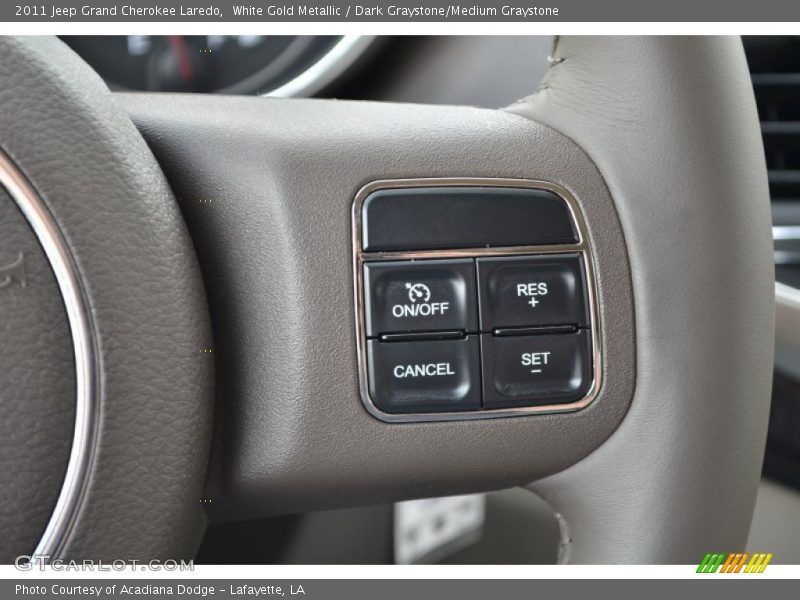 White Gold Metallic / Dark Graystone/Medium Graystone 2011 Jeep Grand Cherokee Laredo