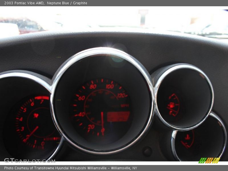 Neptune Blue / Graphite 2003 Pontiac Vibe AWD
