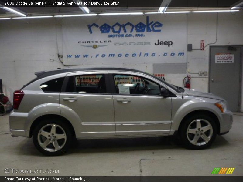 Bright Silver Metallic / Dark Slate Gray 2008 Dodge Caliber R/T