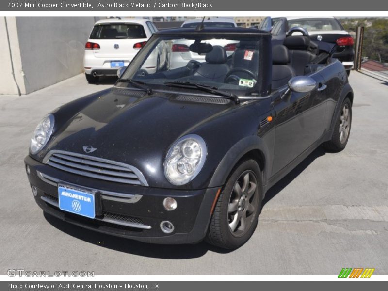 Astro Black Metallic / Carbon Black/Black 2007 Mini Cooper Convertible