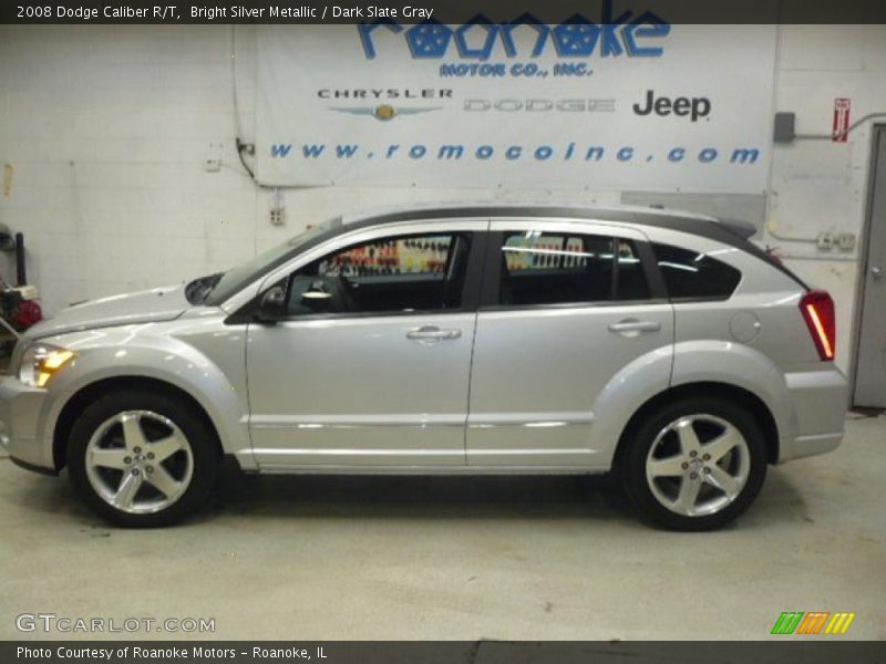 Bright Silver Metallic / Dark Slate Gray 2008 Dodge Caliber R/T