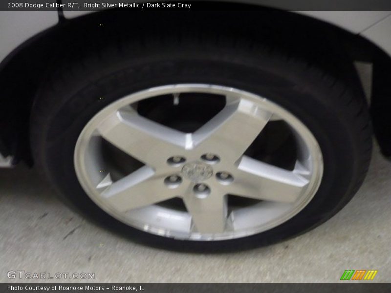 Bright Silver Metallic / Dark Slate Gray 2008 Dodge Caliber R/T