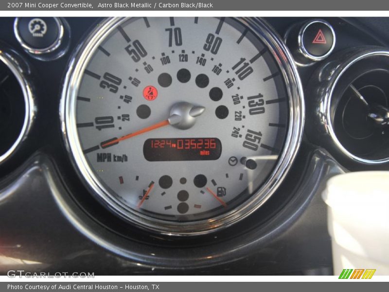 Astro Black Metallic / Carbon Black/Black 2007 Mini Cooper Convertible