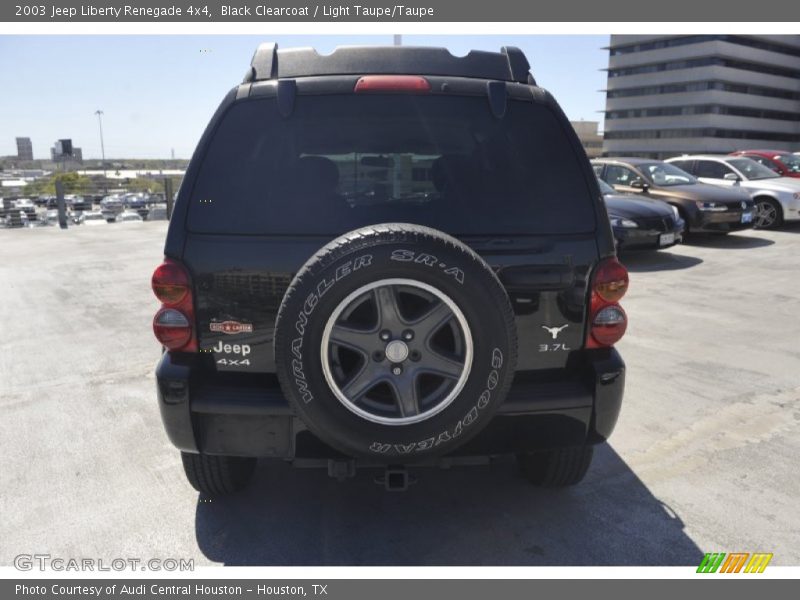 Black Clearcoat / Light Taupe/Taupe 2003 Jeep Liberty Renegade 4x4
