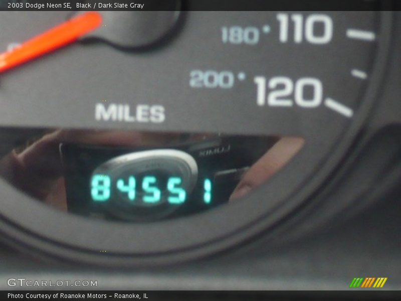 Black / Dark Slate Gray 2003 Dodge Neon SE