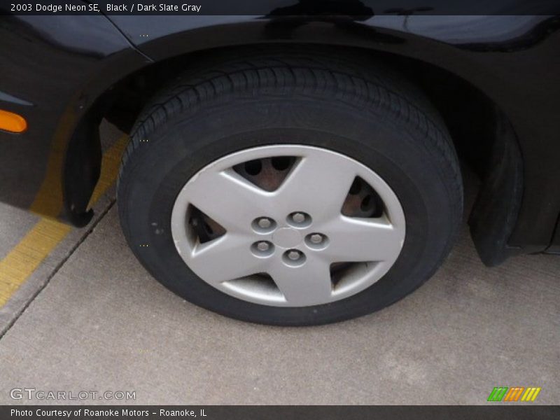 Black / Dark Slate Gray 2003 Dodge Neon SE