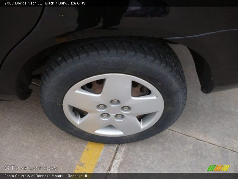 Black / Dark Slate Gray 2003 Dodge Neon SE