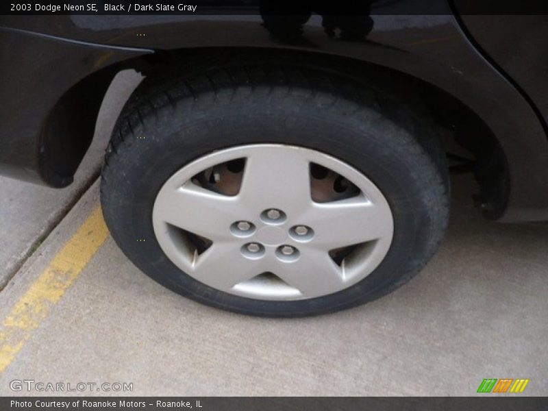 Black / Dark Slate Gray 2003 Dodge Neon SE