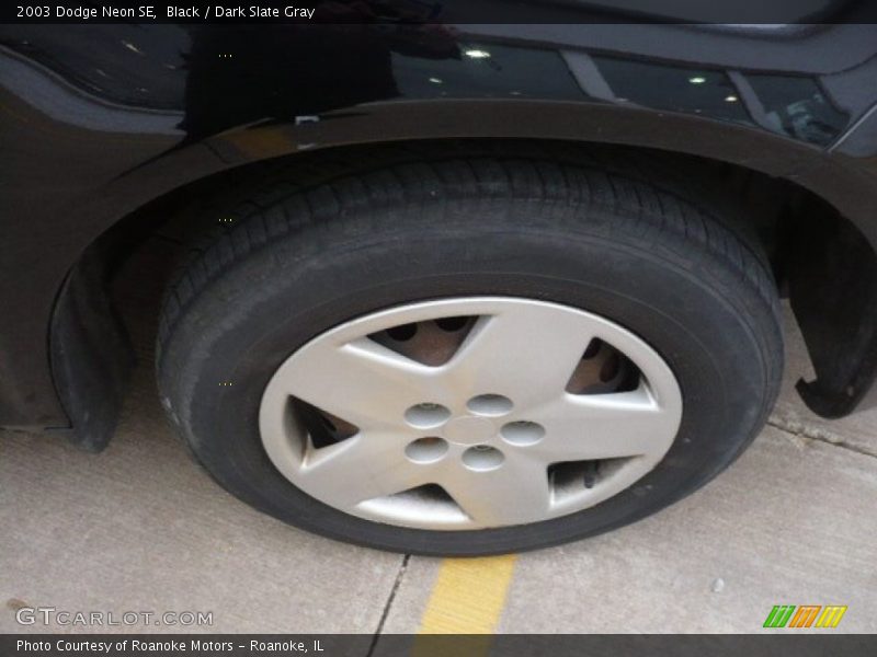 Black / Dark Slate Gray 2003 Dodge Neon SE
