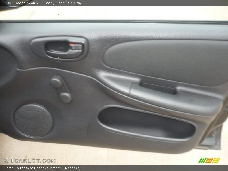 Black / Dark Slate Gray 2003 Dodge Neon SE
