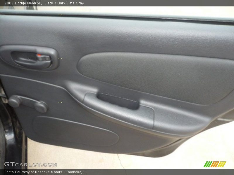 Black / Dark Slate Gray 2003 Dodge Neon SE