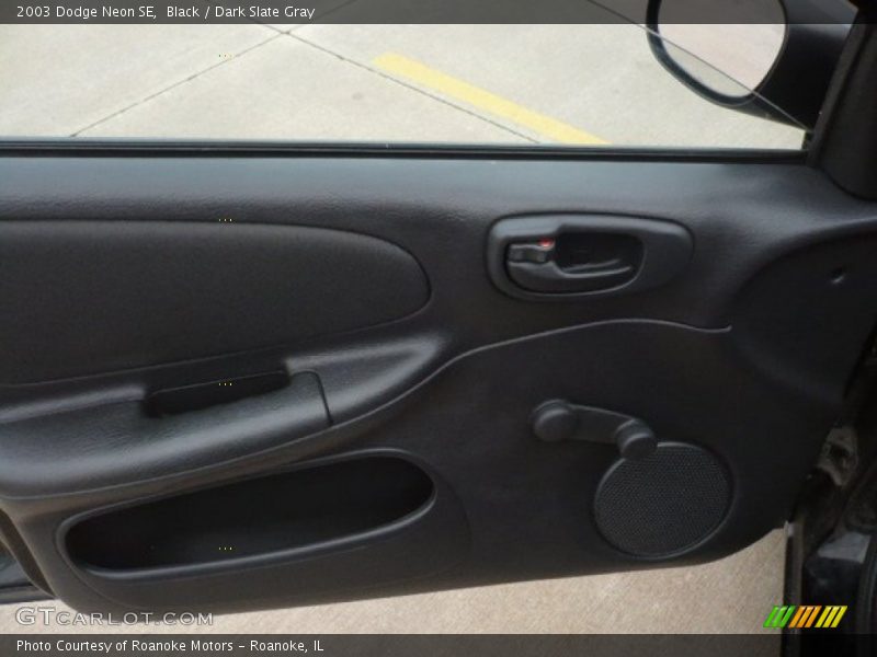 Black / Dark Slate Gray 2003 Dodge Neon SE