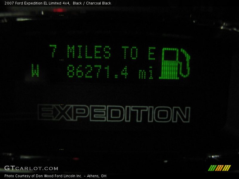 Black / Charcoal Black 2007 Ford Expedition EL Limited 4x4