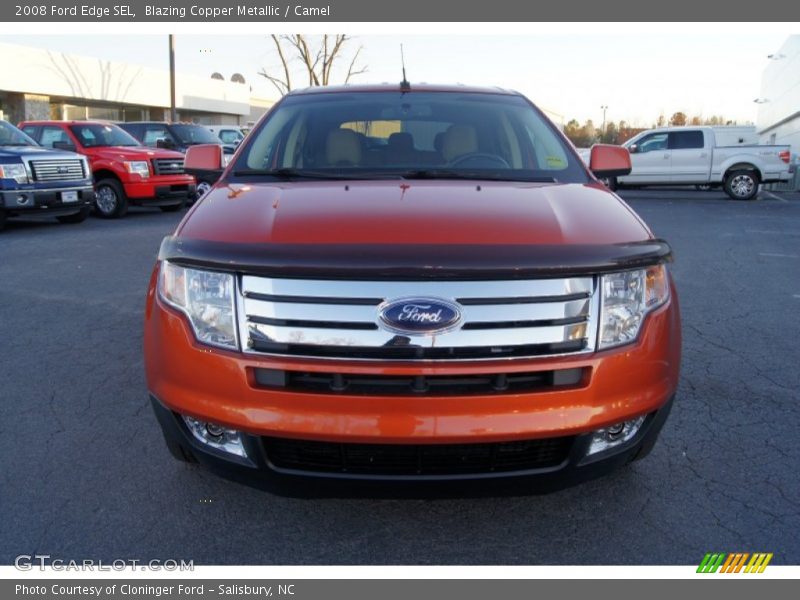 Blazing Copper Metallic / Camel 2008 Ford Edge SEL