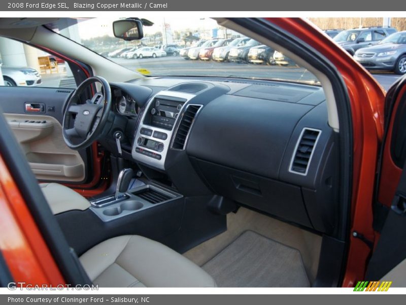 Blazing Copper Metallic / Camel 2008 Ford Edge SEL