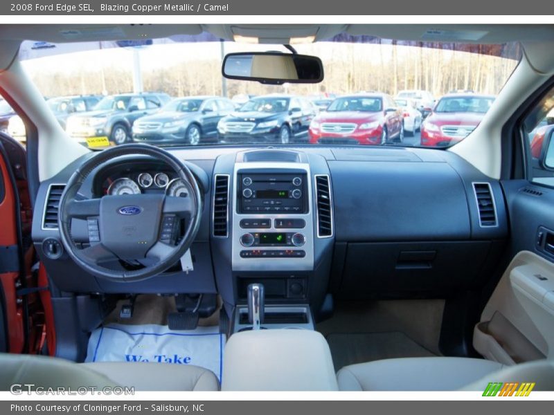 Blazing Copper Metallic / Camel 2008 Ford Edge SEL