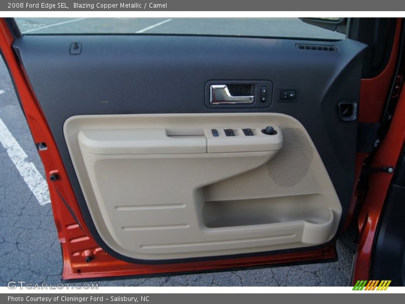 Blazing Copper Metallic / Camel 2008 Ford Edge SEL