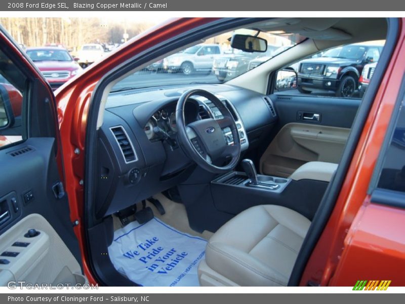 Blazing Copper Metallic / Camel 2008 Ford Edge SEL
