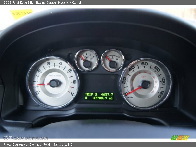 Blazing Copper Metallic / Camel 2008 Ford Edge SEL