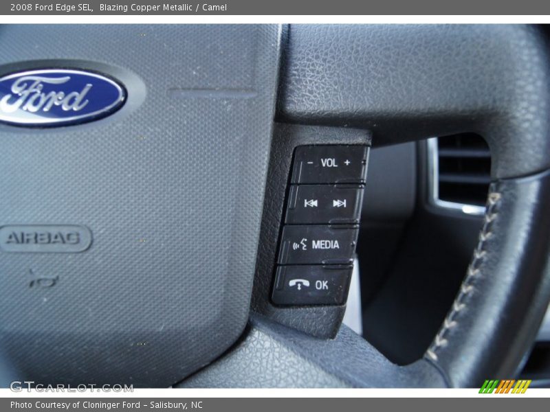 Blazing Copper Metallic / Camel 2008 Ford Edge SEL