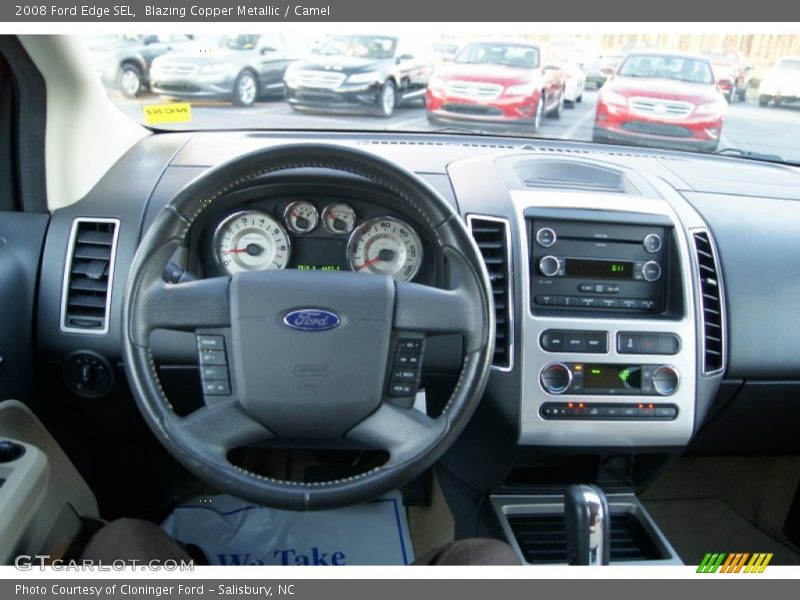 Blazing Copper Metallic / Camel 2008 Ford Edge SEL