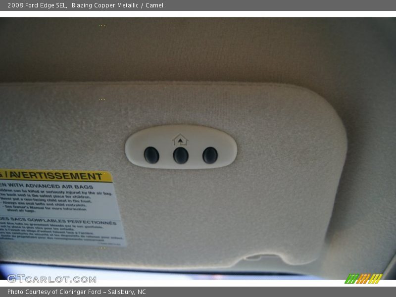 Blazing Copper Metallic / Camel 2008 Ford Edge SEL
