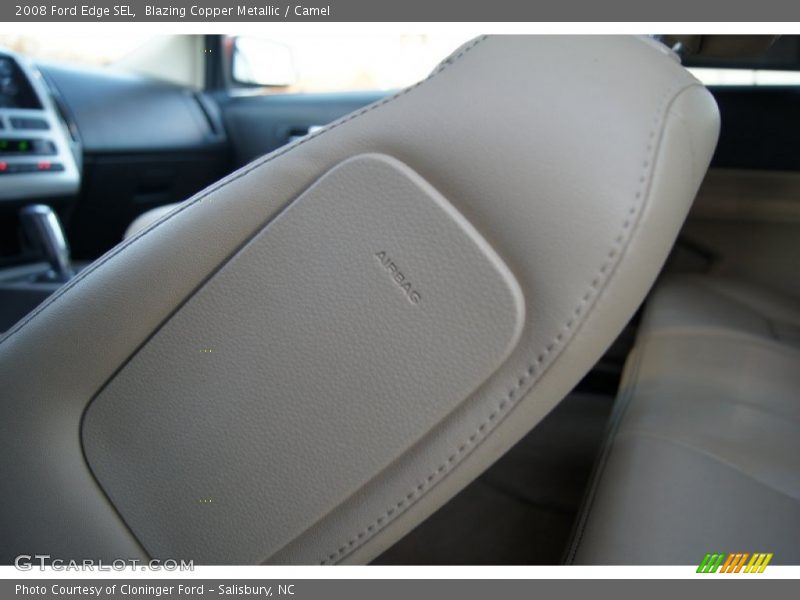 Blazing Copper Metallic / Camel 2008 Ford Edge SEL