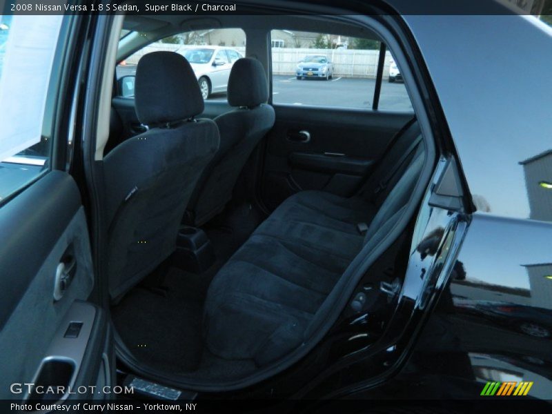 Super Black / Charcoal 2008 Nissan Versa 1.8 S Sedan