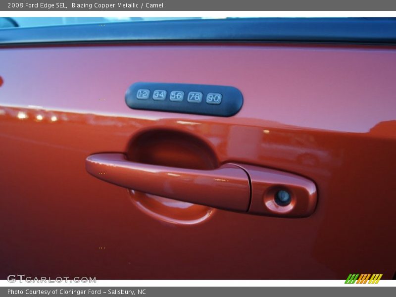 Blazing Copper Metallic / Camel 2008 Ford Edge SEL