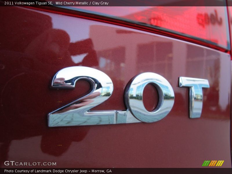 Wild Cherry Metallic / Clay Gray 2011 Volkswagen Tiguan SE