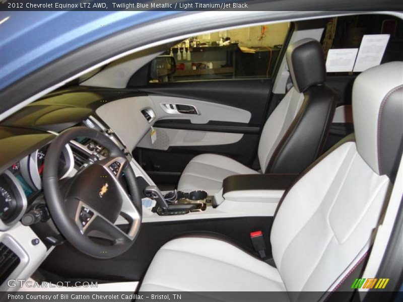 Twilight Blue Metallic / Light Titanium/Jet Black 2012 Chevrolet Equinox LTZ AWD