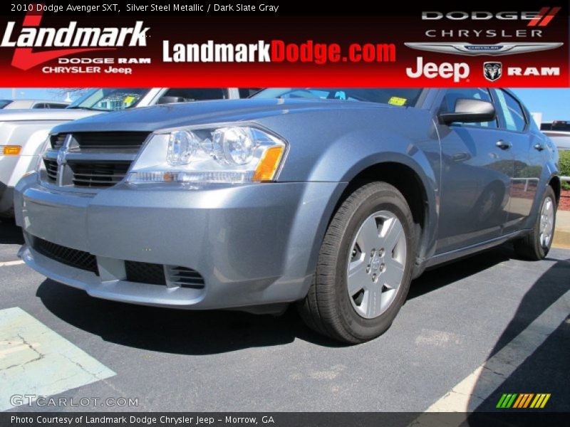Silver Steel Metallic / Dark Slate Gray 2010 Dodge Avenger SXT