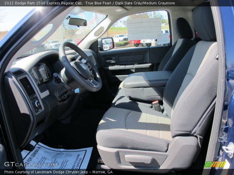 True Blue Pearl / Dark Slate Gray/Medium Graystone 2012 Dodge Ram 1500 Express Regular Cab