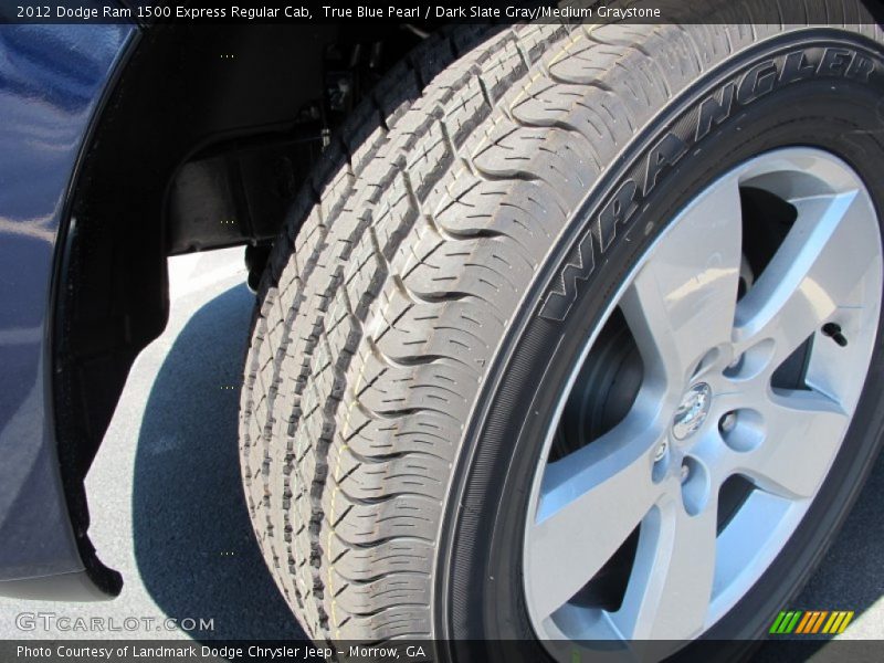 True Blue Pearl / Dark Slate Gray/Medium Graystone 2012 Dodge Ram 1500 Express Regular Cab