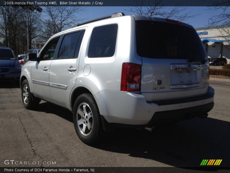 Billet Silver Metallic / Gray 2009 Honda Pilot Touring 4WD