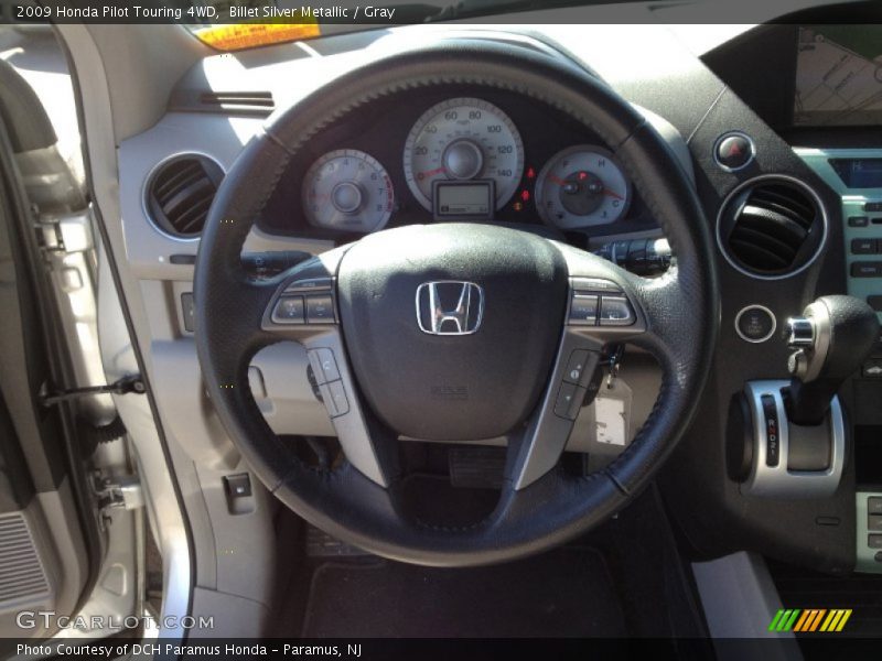 Billet Silver Metallic / Gray 2009 Honda Pilot Touring 4WD
