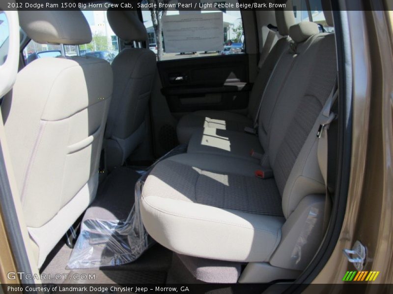 Saddle Brown Pearl / Light Pebble Beige/Bark Brown 2012 Dodge Ram 1500 Big Horn Crew Cab