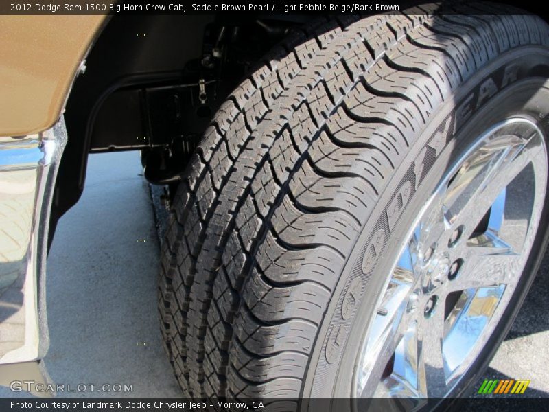 Saddle Brown Pearl / Light Pebble Beige/Bark Brown 2012 Dodge Ram 1500 Big Horn Crew Cab