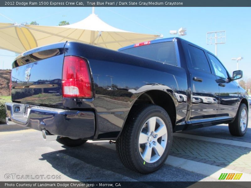 True Blue Pearl / Dark Slate Gray/Medium Graystone 2012 Dodge Ram 1500 Express Crew Cab