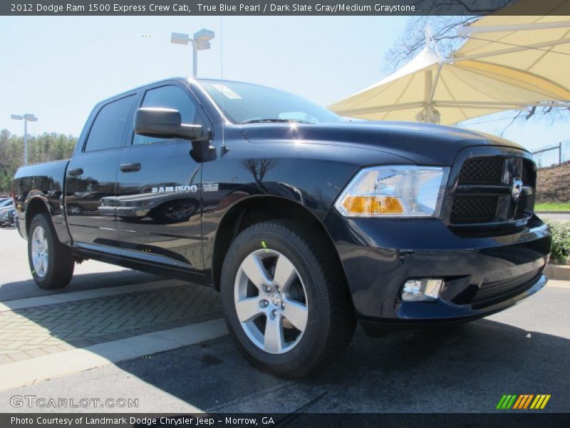 True Blue Pearl / Dark Slate Gray/Medium Graystone 2012 Dodge Ram 1500 Express Crew Cab