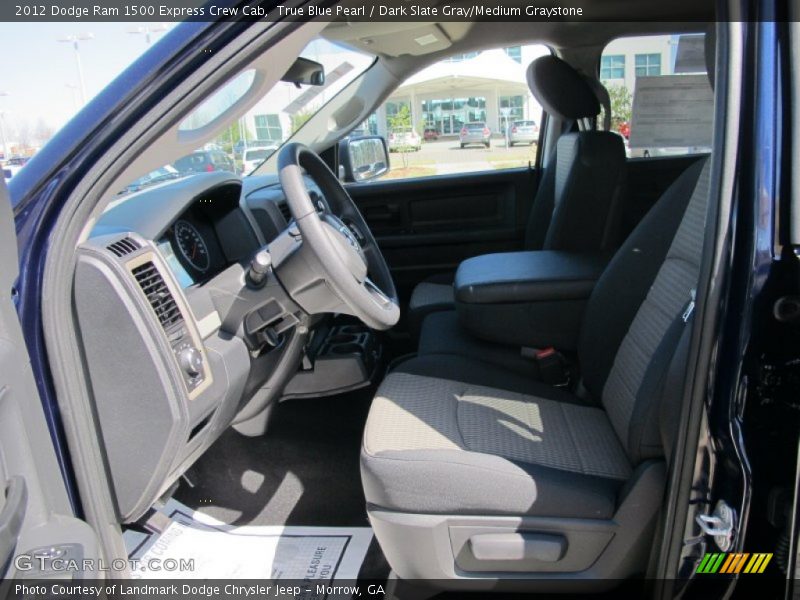 True Blue Pearl / Dark Slate Gray/Medium Graystone 2012 Dodge Ram 1500 Express Crew Cab