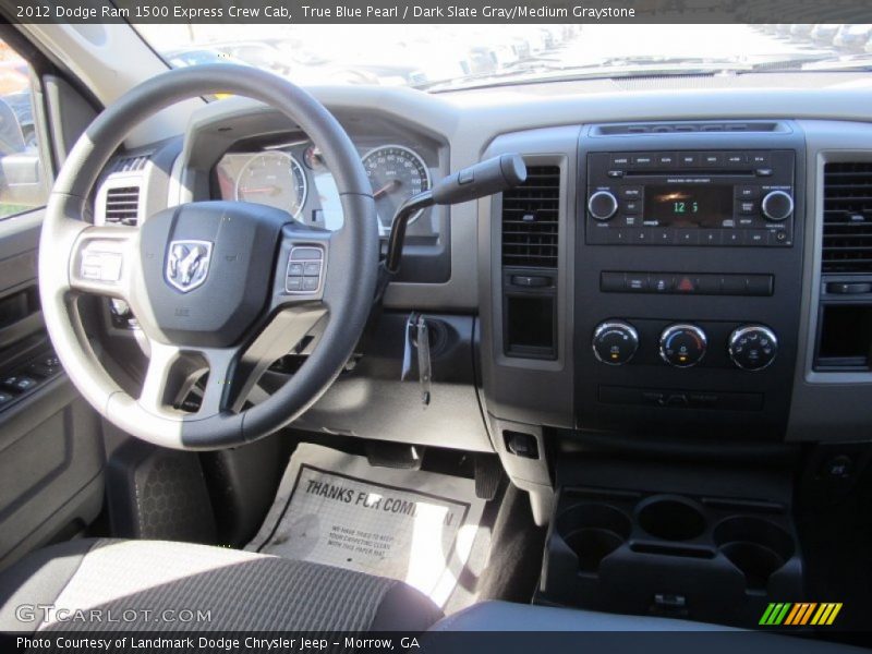 True Blue Pearl / Dark Slate Gray/Medium Graystone 2012 Dodge Ram 1500 Express Crew Cab