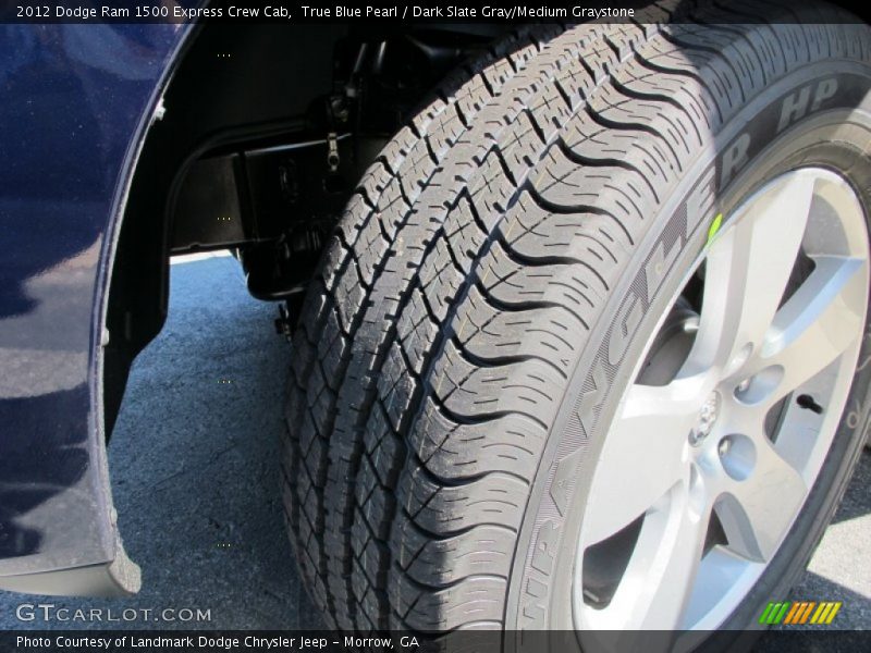 True Blue Pearl / Dark Slate Gray/Medium Graystone 2012 Dodge Ram 1500 Express Crew Cab