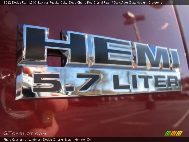 Deep Cherry Red Crystal Pearl / Dark Slate Gray/Medium Graystone 2012 Dodge Ram 1500 Express Regular Cab